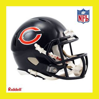 CHICAGO BEARS OFFICIAL NFL MINI SPEED FOOTBALL HELMET by RIDDELL