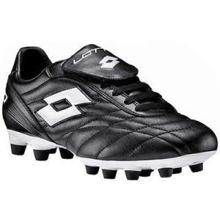 Lotto Stadio Classic FG Soccer Cleat Leather Black 12