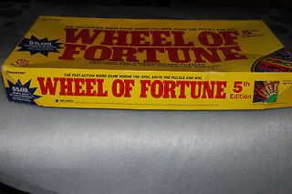 wheel of fortune board game in Board & Traditional Games