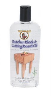 Howard Butcher Block Cutting Board Oil 12oz BBB012 Food Grade 