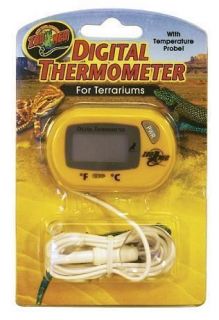 Zoo Med Digital Terrarium Thermometer Reptile Cage