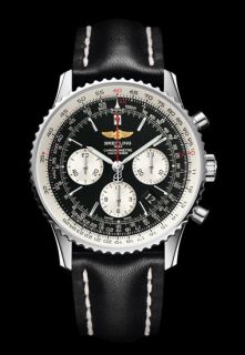 BREITLING WATCH Navitimer 01 Leather Strap 43 MM Authentic with Box 