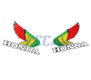 HONDA Wings Decal Sticker ATV Motocross Buggy Bike TRX CRF M DE47