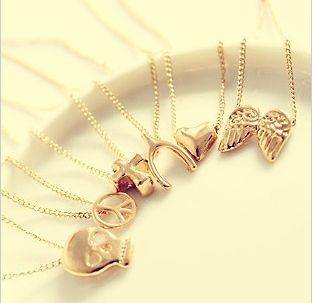 Fashion European Style Make A Wish Clavicle Pendant Necklace 8 Styles 