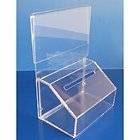 10 pack FUNDRAISING CHARITY DONATION BOX w/ Sign Holder & Lock 