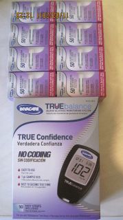 TRUEbalance Blood Glucose (400) Test Strips FREE METER KIT NO CODING