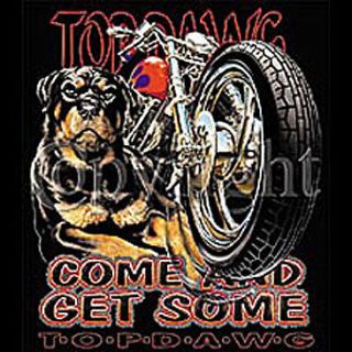 ROTTWEILER TOP DAWG COME AND GET SOME T SHIRT 3XL NEW
