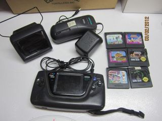 Sega Game Gear Handheld System   Games Battery Charger Sonic Alien 