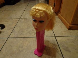 GIANT 12 BARBIE  PEZ CANDY ROLL DISPENSER (COOL)***