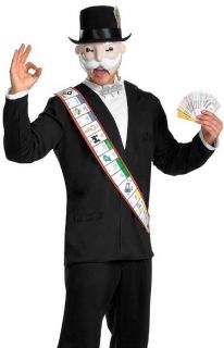 Mr Monopoly Board Game Man Adult Halloween Costume