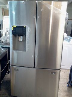 NEW SAMSUNG FRENCH DOOR STAINLESS STEEL 26 CU FT REFRIGERATOR 