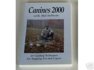 CANINES 2000 TRAPPING DVD NEW by Sullivan  fox coyote