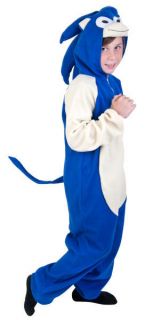 Child Sonic Hedgehog Video Game Unique Halloween Costume for Kids Size 