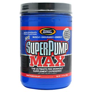 Gaspari Nutrition SuperPump Max 250 Fruit Punch 40 Serv