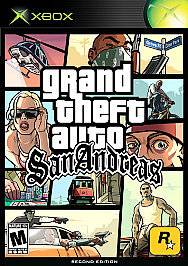 Grand Theft Auto San Andreas (Xbox, 2005) E/D