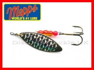 Mepps Aglia 1/2 oz Hot Pink Size 5 lures 1 per pack (total3 hooks 