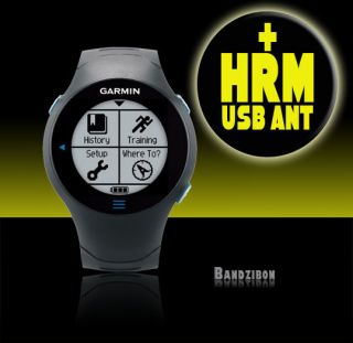 Garmin 610 Touch Screen GPS Watch HRM Excercise Running Sport 
