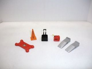 Pc Garage Accessories 124(car ramps ,creeper, gas can,caution cone 