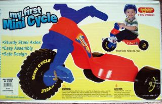   FIRST MINI CYCLE,TRIKE,3 WHEELER RIDE ON TOY,WIDE STANCE,KIDS 2 4,NEW