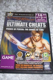 ACTION REPLAY PRINCE OF PERSIA SANDS OF TIME PS2 CHEAT
