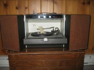 Vintage GE Trimline Stereo 400 Record Player Antique 1960s Phonograph 