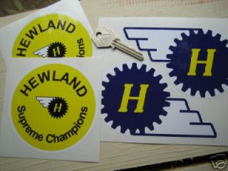 HEWLAND GEARBOX F1 RACING CAR SPONSORS STYLE STICKERS