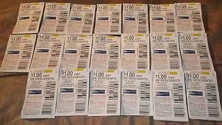 20) $1.00 CREST TOOTHPASTE 4 OZ OR LARGER COUPONS 9/30/2013