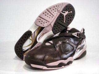   VIII 8 RETRO LOW Women Sneaker Shoes Brown Cinder/Pink 1DAY SHIP