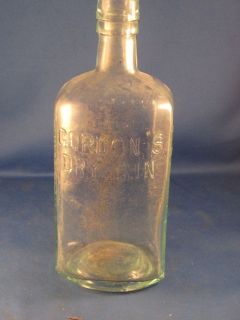 Vintage Gordons Dry Gin London England Embossed Bottle #610617