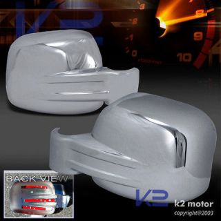 JEEP LIBERTY SHINNY CHROME SIDE MIRROR COVERS PAIR (Fits: Jeep)