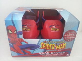 Spiderman Boys Quad Roller Skates NEW