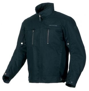 Bering gizmo waterproof textile black motorcycle jacket