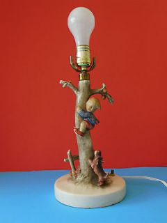Hummel Culprits Lamp TMK 2 High Bee #44/A 1950s vintage