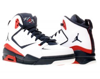   Air Jordan SC 2 (GS) Olympic White Boys Basketball Shoes 454088 107