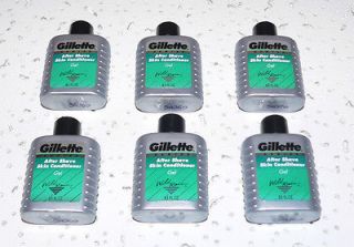 Pack New Gillette After Shave Skin Conditioner Gel Wild Rain 5 oz 