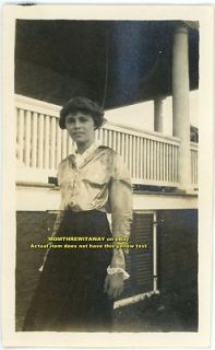 1914 Photo Pretty Thin Girl Charlotte Wardell Scranton Pennsylvania PA
