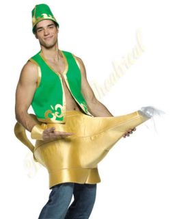 Rub the Genie in the Lamp Halloween Costume Funny Foam Bodysuit Adult 