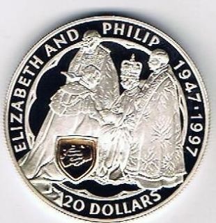 1997 New Zealand $20 twenty dollars silver proof coin  28.3g sterling 