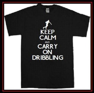   AND CARRY ON DRIBBLING FUNNY T SHIRT BASKETBALL MENS WOMENS CHILDS