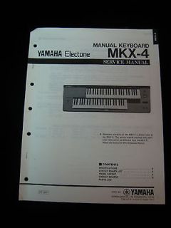 Yamaha Electone MKX 4 Keyboard Service Manual