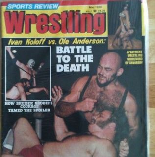 Sports Review Wrestling May 1980 Ivan Koloff Magazine Womens 