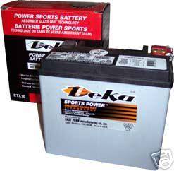 Deka ETX16 Powersports AGM Battery NEW