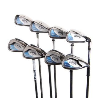 New Callaway Big Bertha i Brid Ladies 2008 Iron Set 4 PW,SW Steel RH