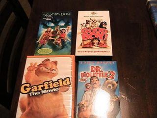 good family movies vhs garfield scooby doo good boy and