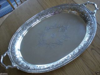 MASSIVE GORHAM STERLING SILVER*TEA COFFEE*TRAY*HANDCHASED REPOUSSE*156 