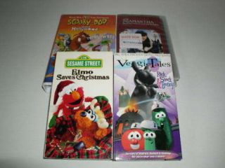 Childrens VHS, Lot of 4 Assorted, Scooby, Veggie Tales