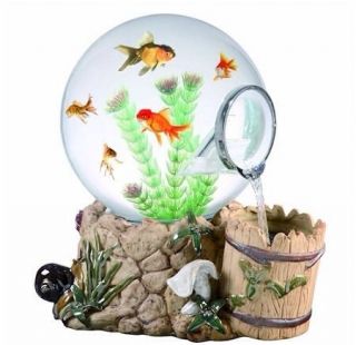   New Wishing Well Magic Globe Fish Aquarium   5 Gallon Fish Tank   $129