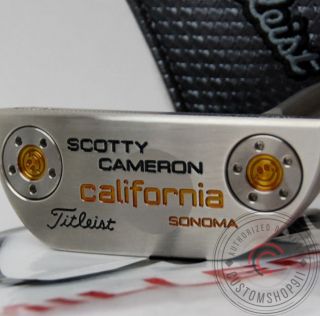  LENGTH   New Custom Scotty Cameron California Smiley Face Golf Putter