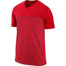   Nike Roger Federer Hard Court Color Block Tennis Shirt Reds 481792 657
