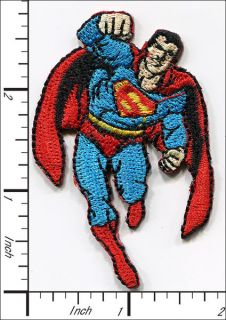 Pcs Embroidered Iron on patches Flying Superman Mini Badge AP012b